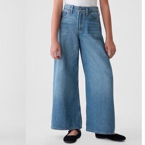 GAP Kids Girls mid rise baggy jeans